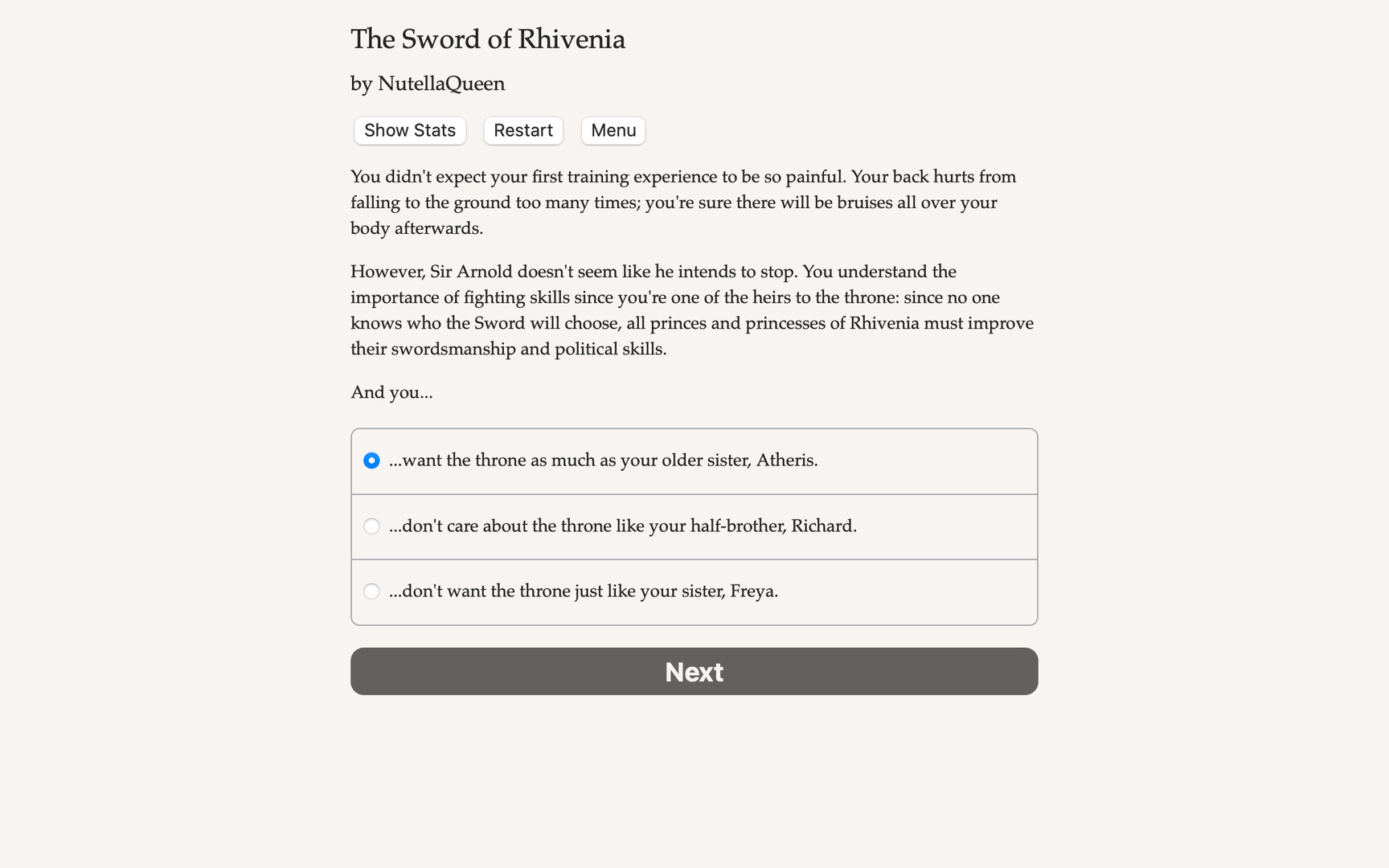 The Sword of Rhivenia Demo #4