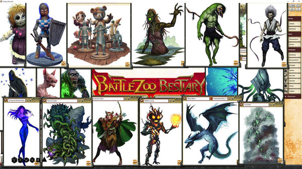 скриншот Fantasy Grounds - Battlezoo Bestiary 2
