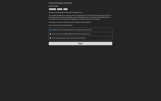 Скриншот из A Crown of Sorcery and Steel Demo