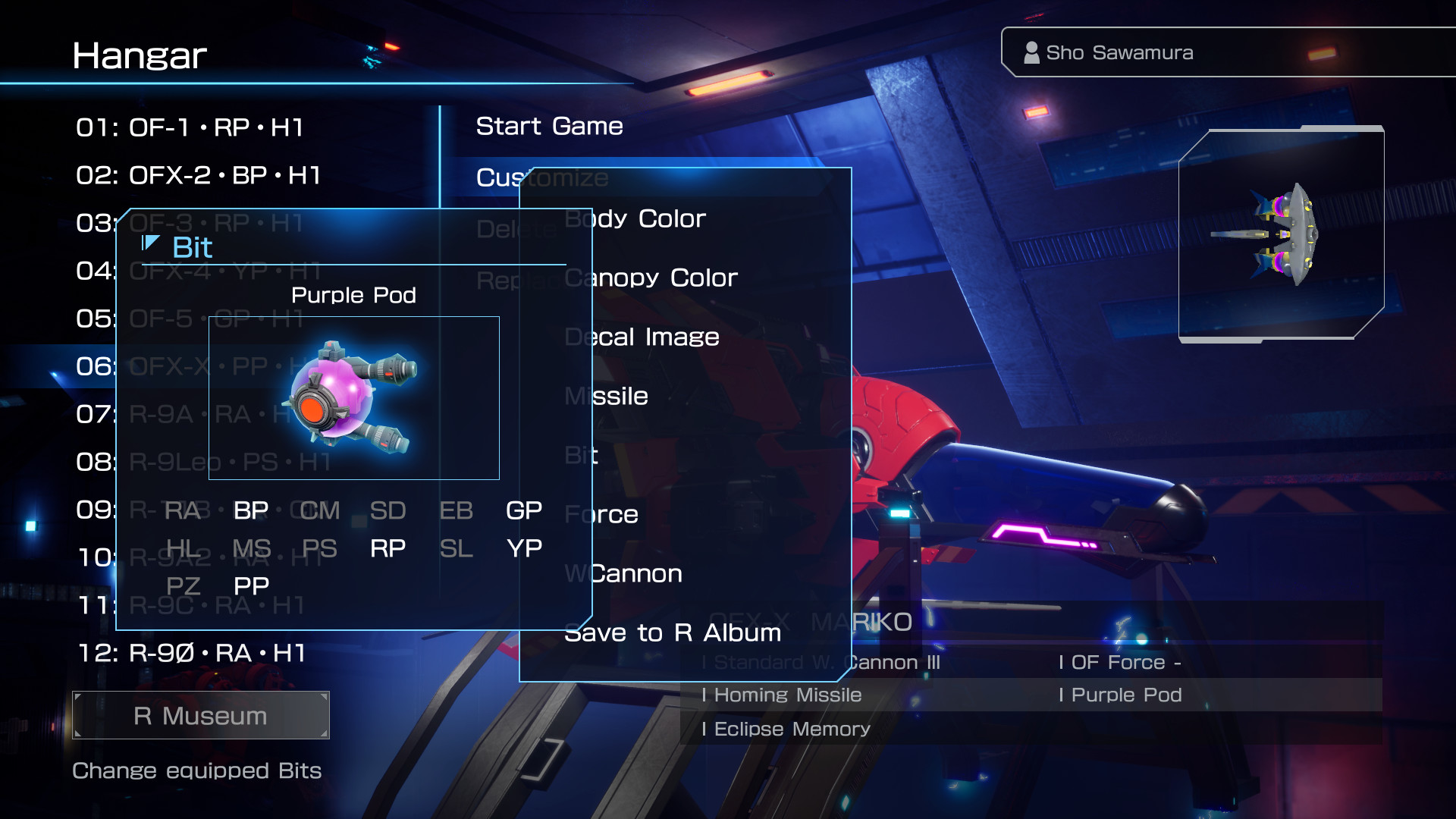 R-Type Final 2 - OFX-X MARIKO R-Craft #3