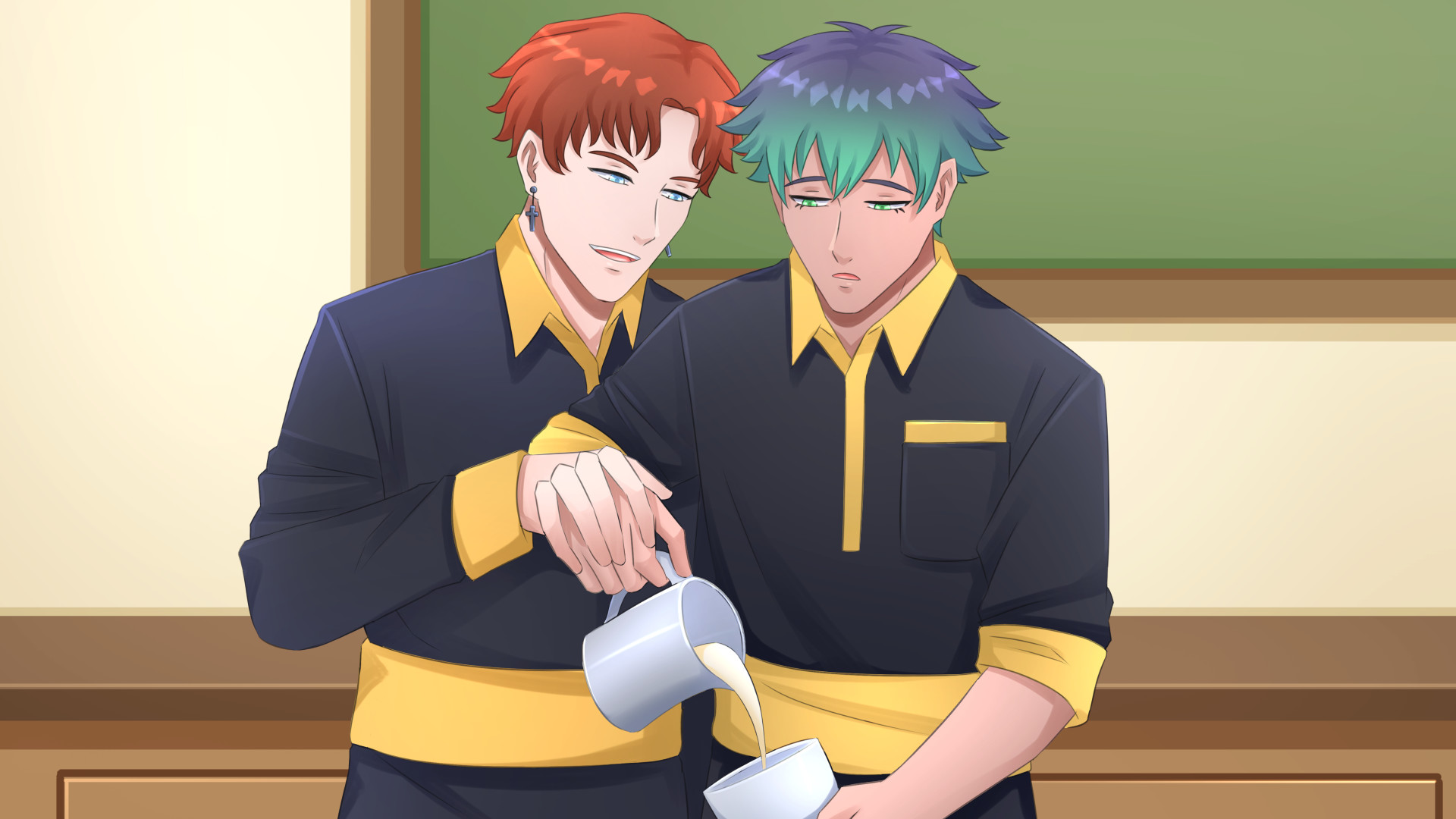 Mixed Feelings: While You Were Away (Yaoi BL Visual Novel) screenshot 1