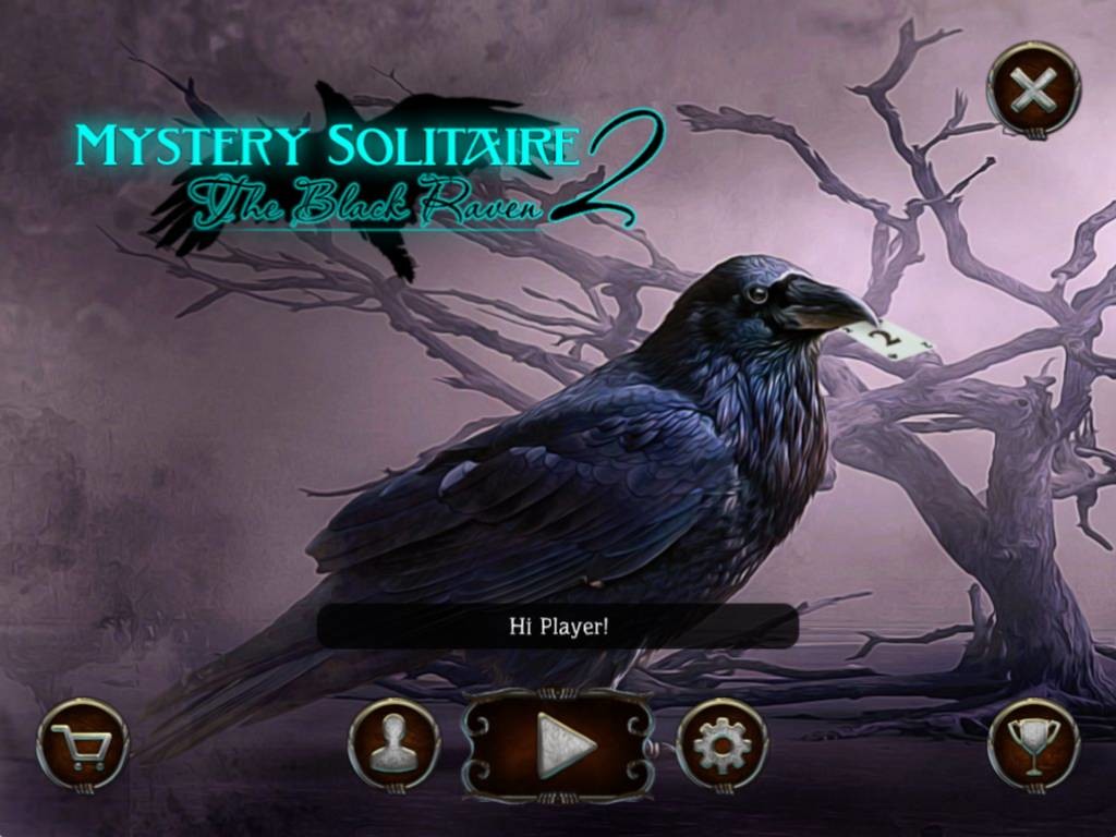 Mystery Solitaire. The Black Raven 2 screenshot 1