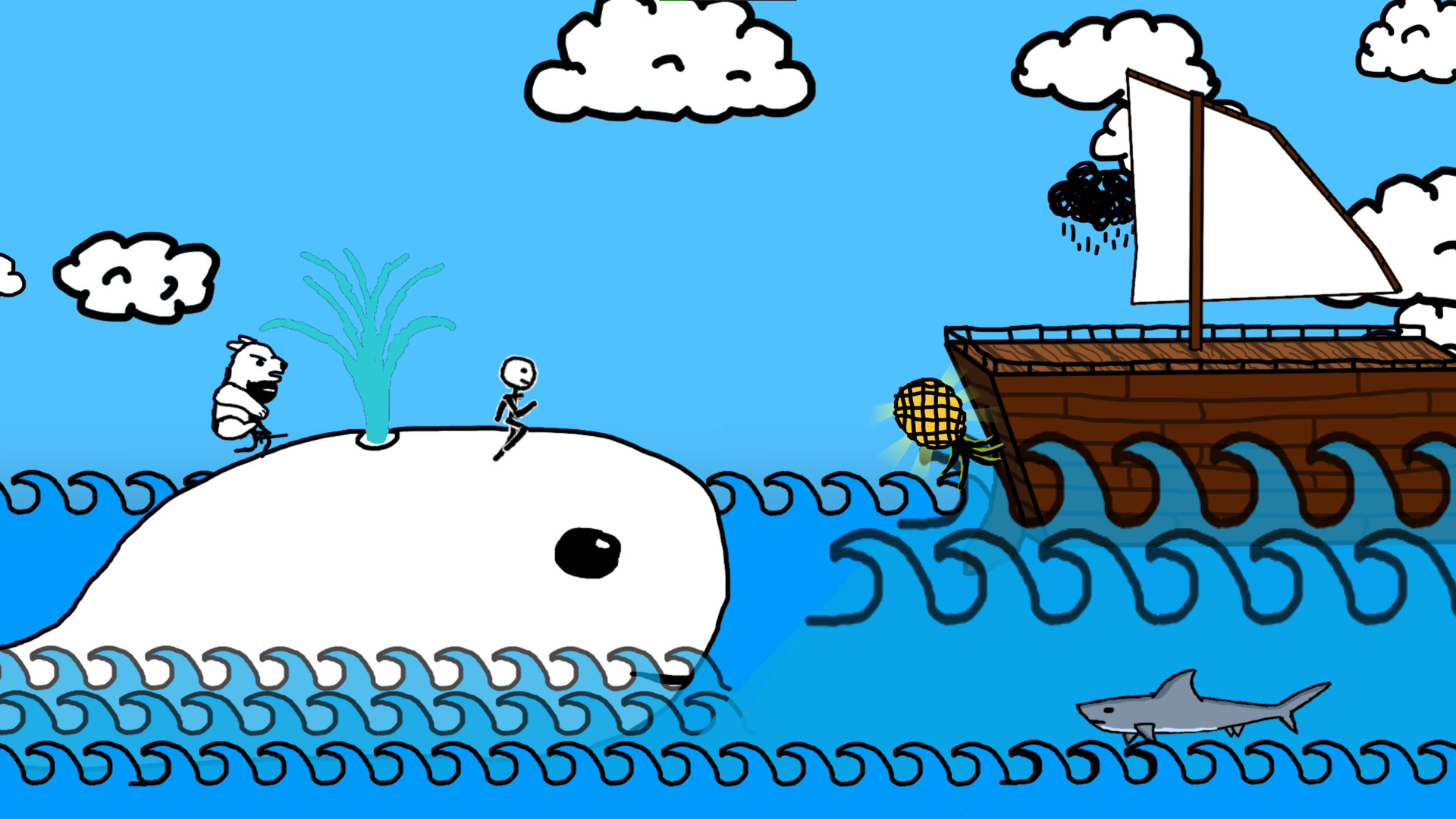 Polar Bear Riding A Ninja screenshot 1