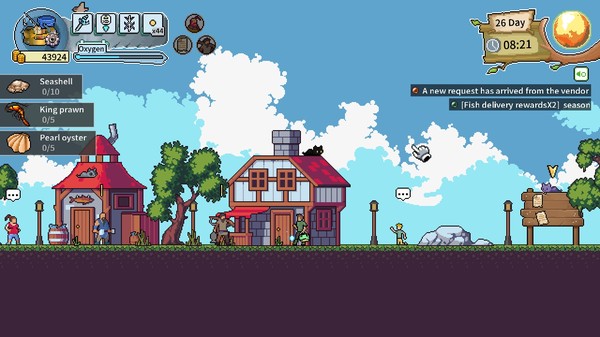 Fantasy Fishing Town screenshot 1