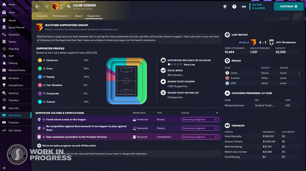 Screenshot of Football Manager 2023