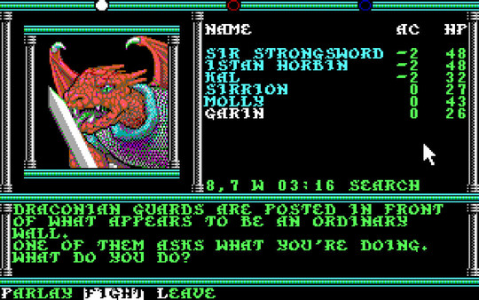 Скриншот из Dungeons & Dragons: Krynn Series