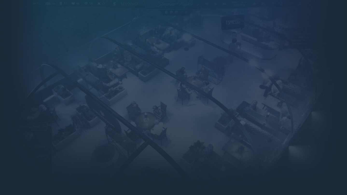Espresso Tycoon Prologue: Underwater background