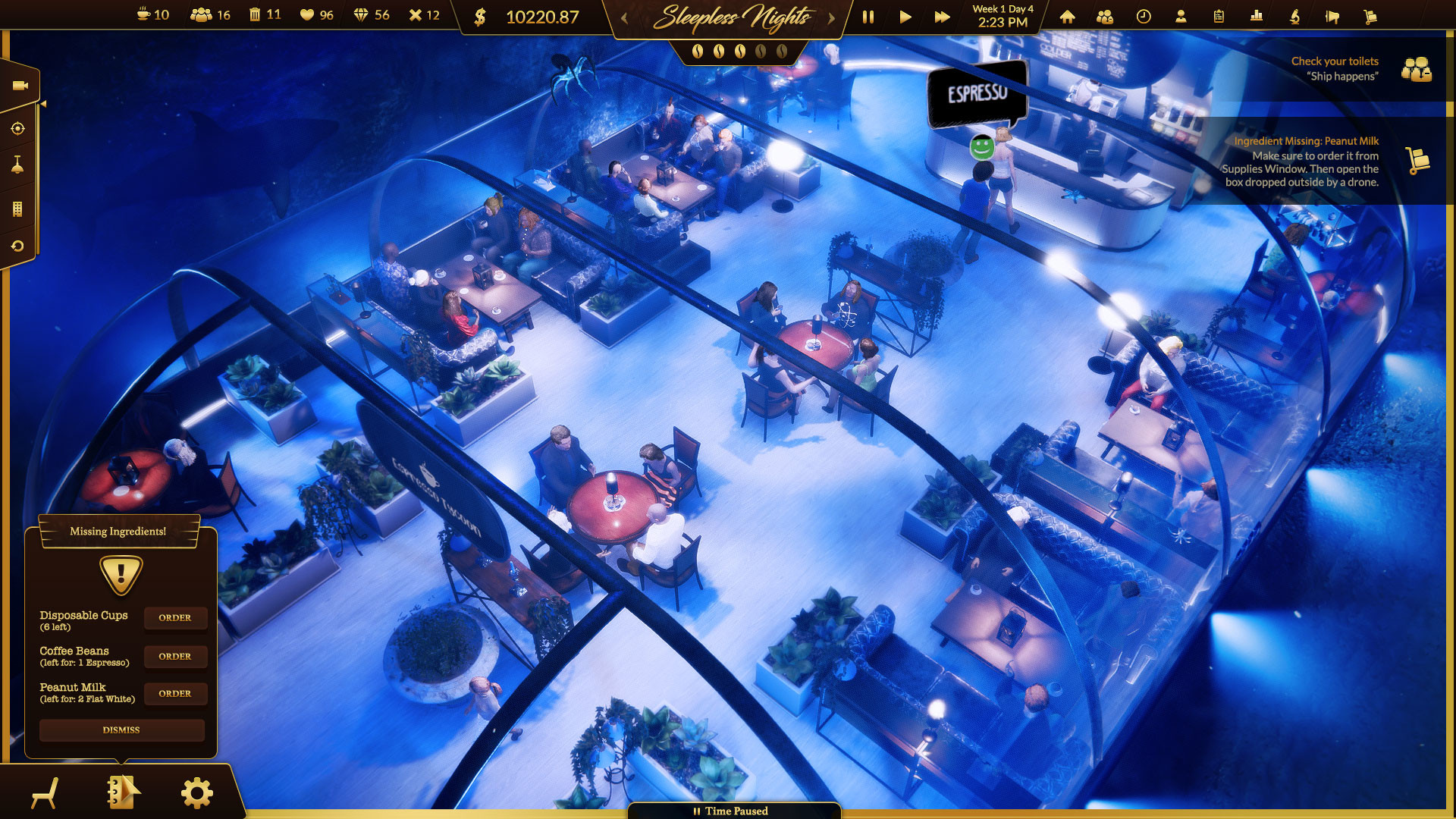 Espresso Tycoon Prologue: Underwater #0