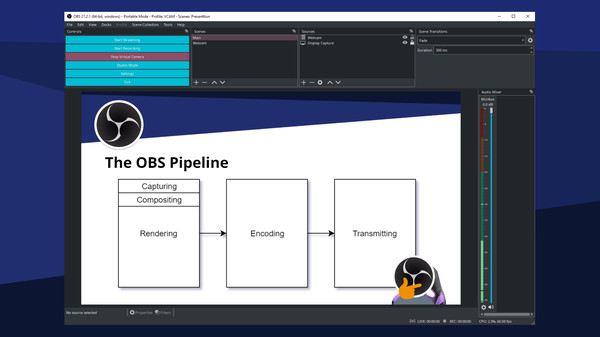 Скриншот из OBS Studio