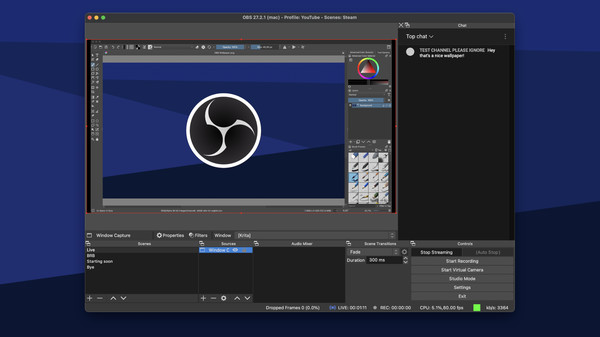 OBS Studio-游戏截图