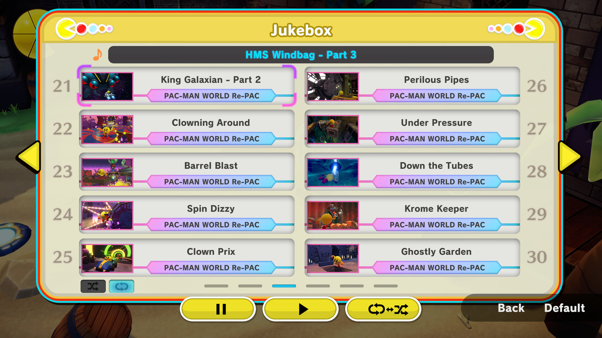 PAC-MAN WORLD Re-PAC - Jukebox #4