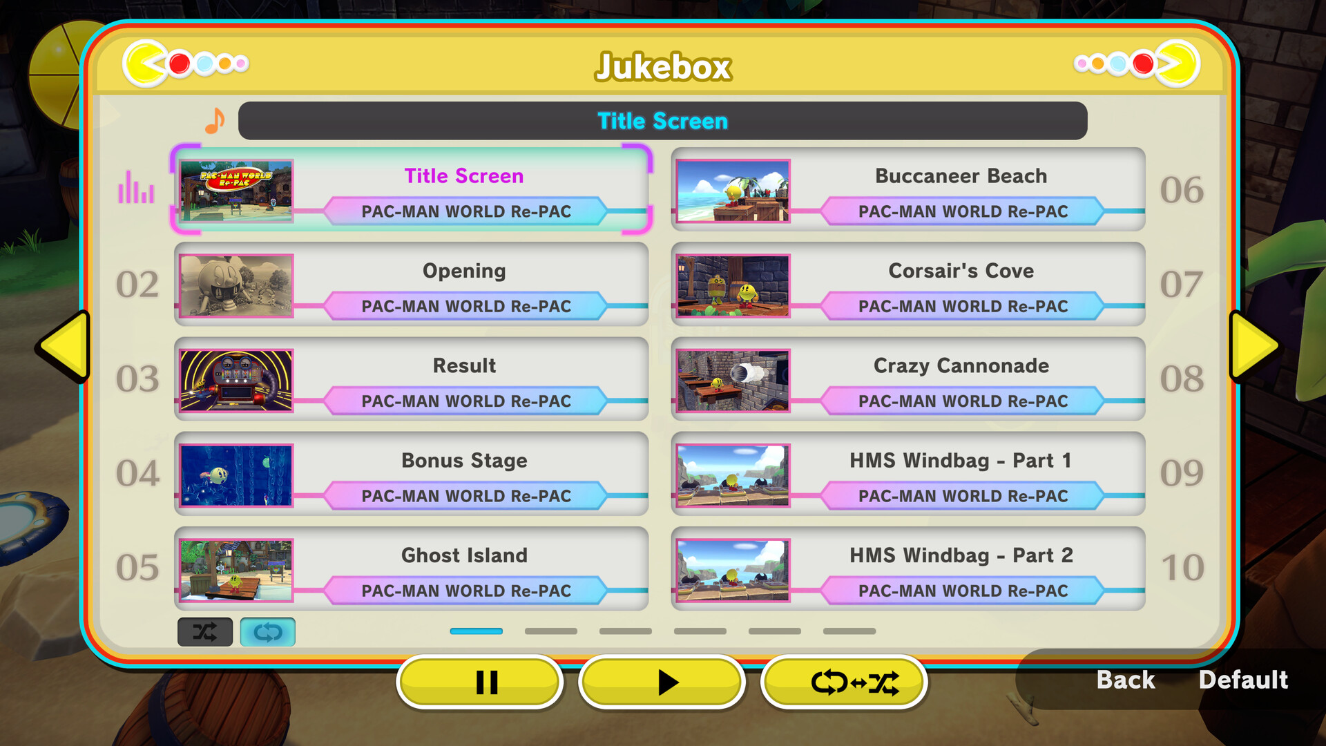 PAC-MAN WORLD Re-PAC - Jukebox #2