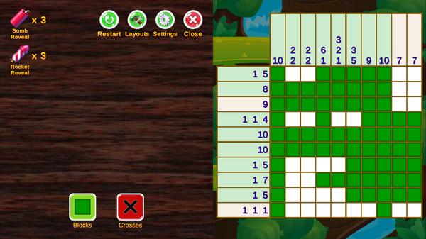 Nonogram Kindom game for Linux 1