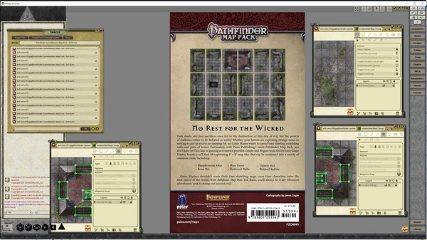 Fantasy Grounds - Pathfinder RPG - GameMastery Map Pack: Evil Ruins