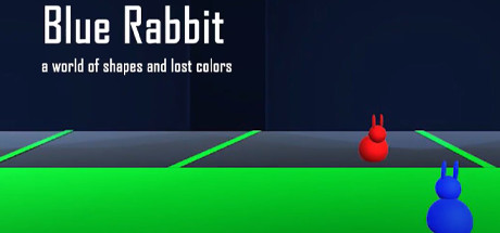 Blue rabbit a world of shapes and lost colors banner image