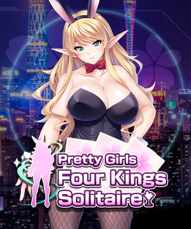 Pretty Girls Four Kings Solitaire