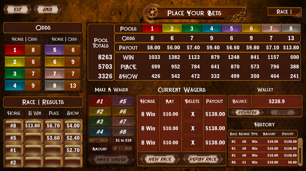 Скриншот из Cruise Ship Horse Racing