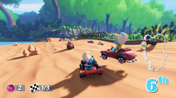 Скриншот из Smurfs Kart