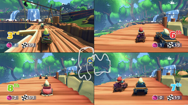 Скриншот из Smurfs Kart