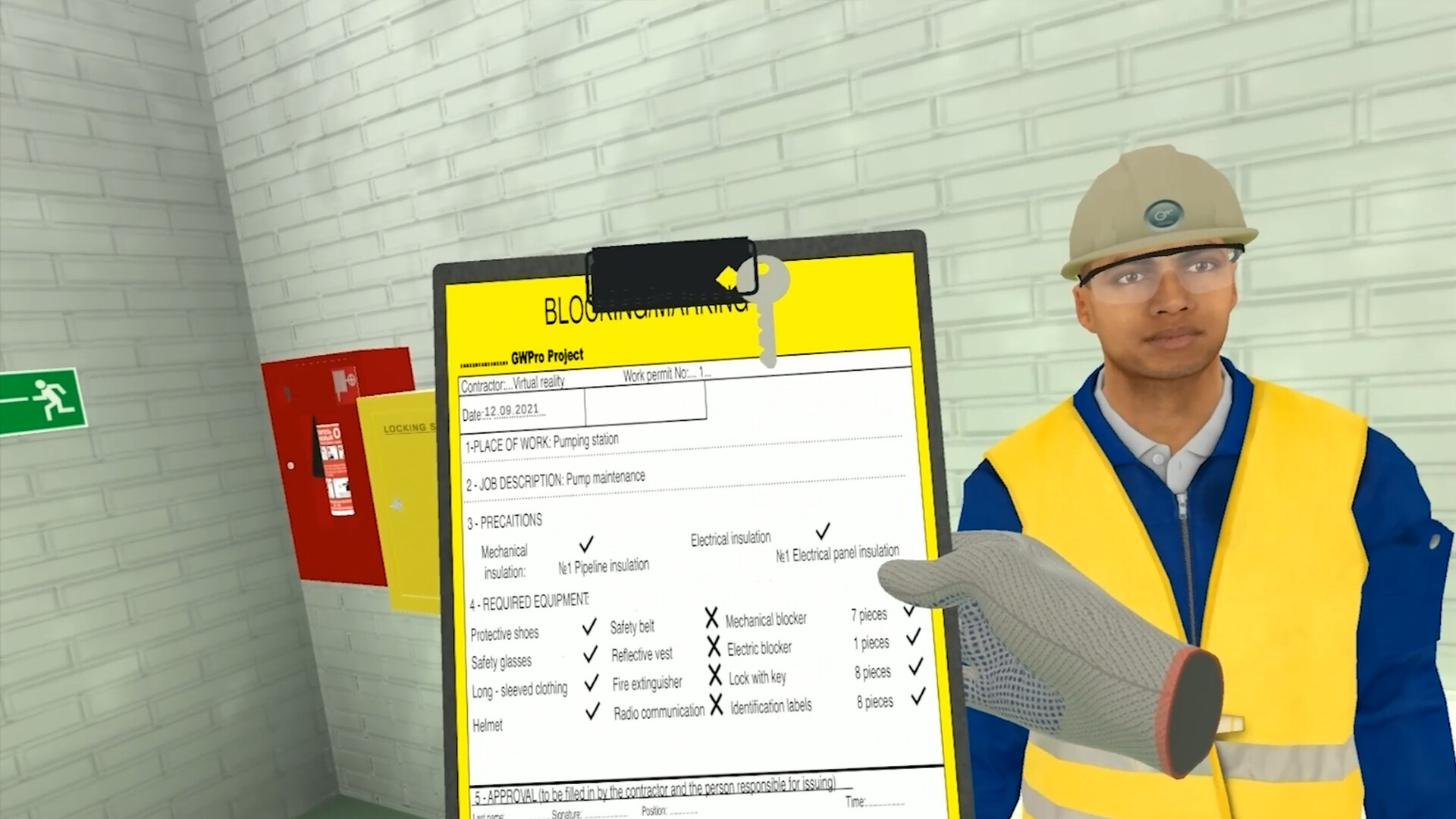 Lockout Tagout (LOTO) VR Training #3