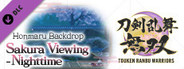 Touken Ranbu Warriors - Honmaru Backdrop "Sakura Viewing - Nighttime"