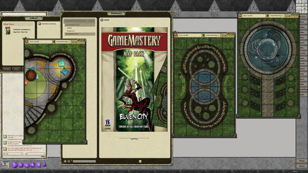 скриншот Fantasy Grounds - Pathfinder RPG - GameMastery Map Pack Elven City 0