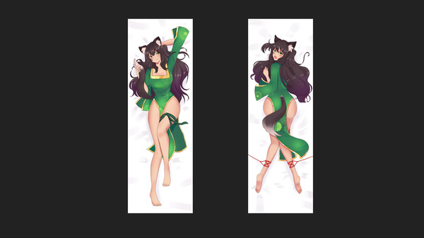 скриншот After I met that catgirl, my questlist got too long! - Dakimakura pack 1