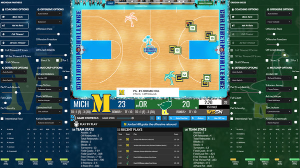 Скриншот из Draft Day Sports: College Basketball 2022