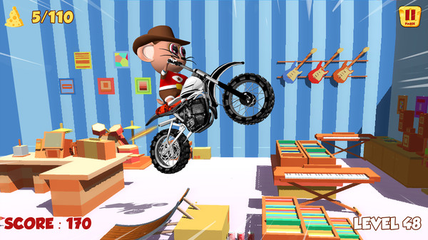 Скриншот из Moto Mouse Stunt Mania