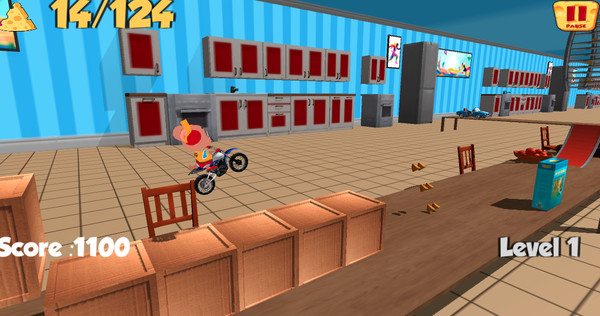 Скриншот из Moto Mouse Stunt Mania