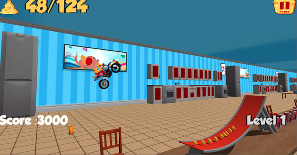 Скриншот из Moto Mouse Stunt Mania
