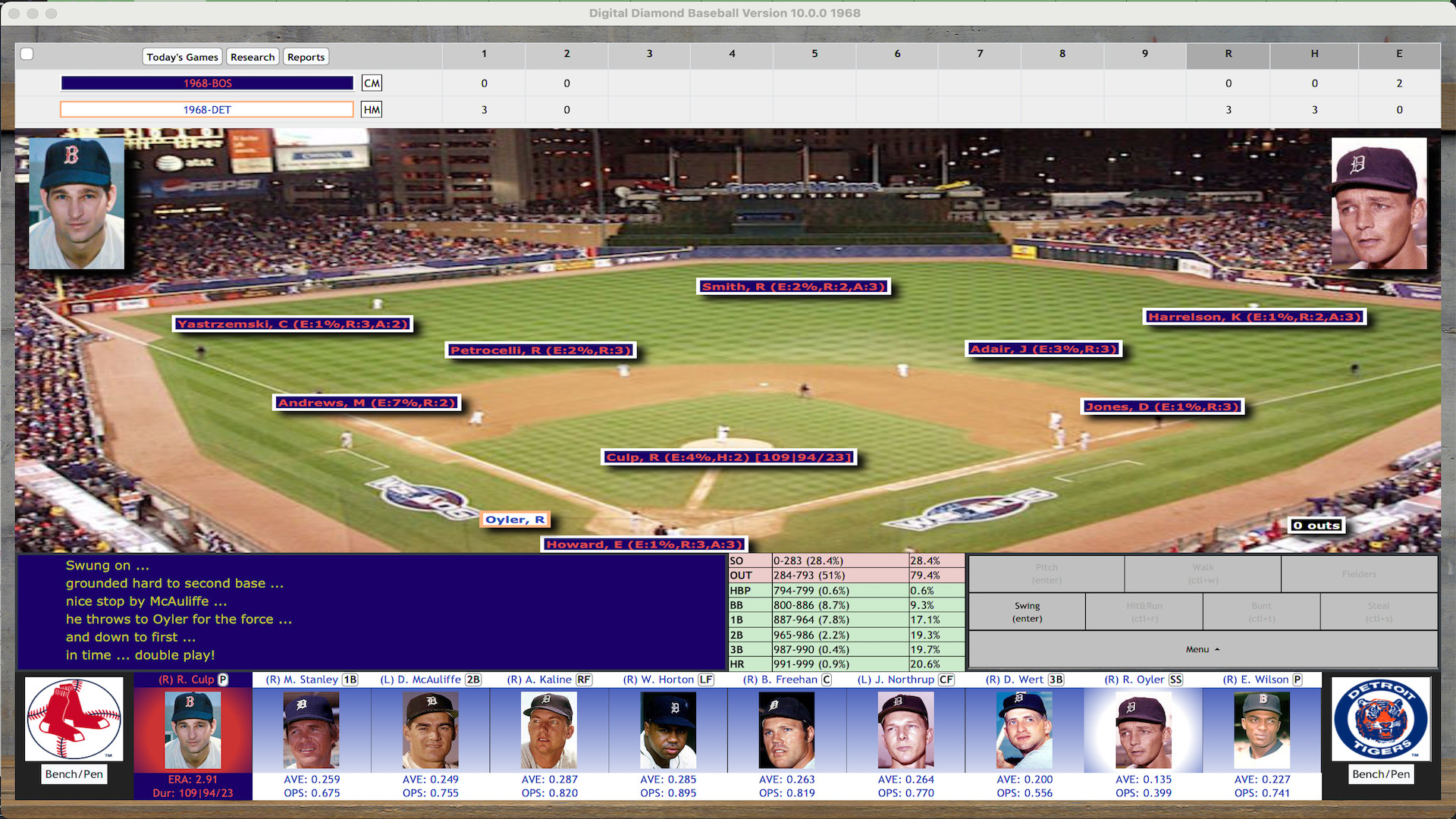 Digital Diamond Baseball V10 screenshot 1