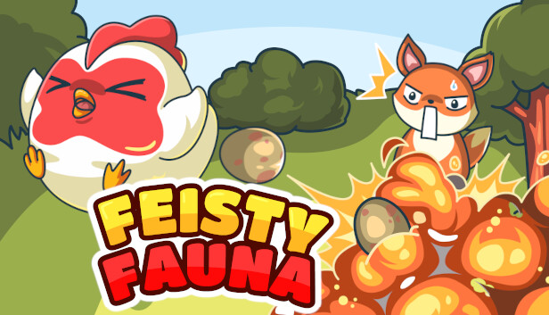 Capsule image of "Feisty Fauna" which used RoboStreamer for Steam Broadcasting