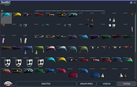 скриншот Emotes creator tool - Hats & Caps 0