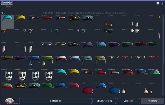 Emotes creator tool - Hats & Caps