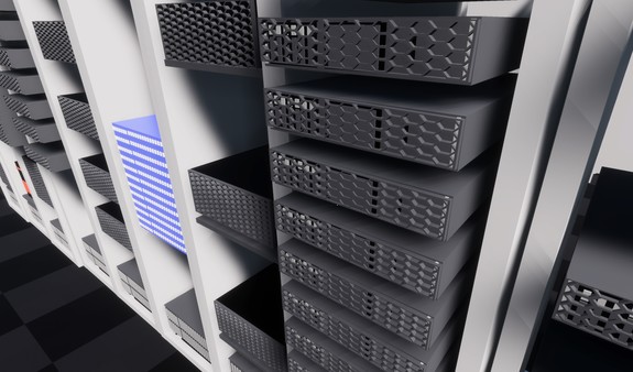Скриншот из Data Center Simulator Game