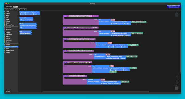 Скриншот из Piecewise - Regular Expressions
