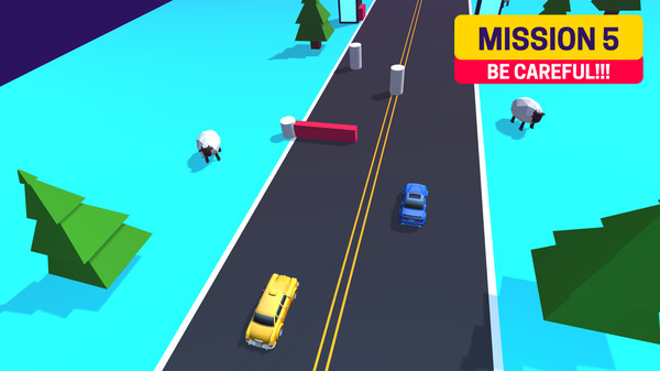 Скриншот из Two Sedans Driving Simulator