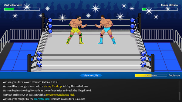 Championship Wrestling Promoter game for Linux 1