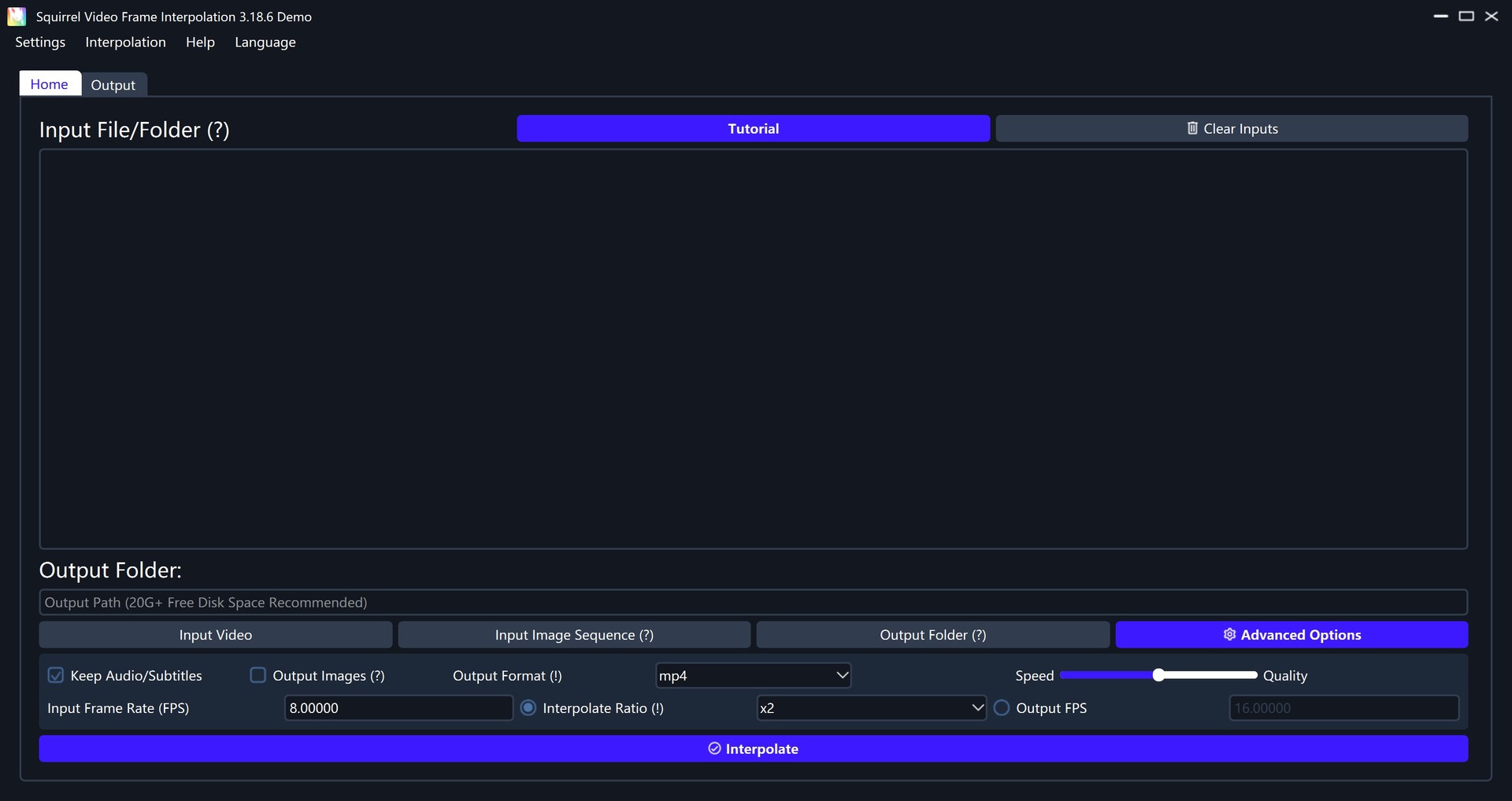 SVFI Demo Featured Screenshot #1