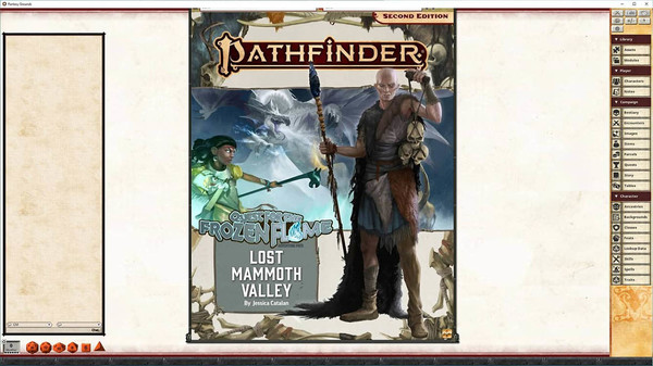 скриншот Fantasy Grounds - Pathfinder 2 RPG - Quest for the Frozen Flame AP 2: Lost Mammoth Valley 0