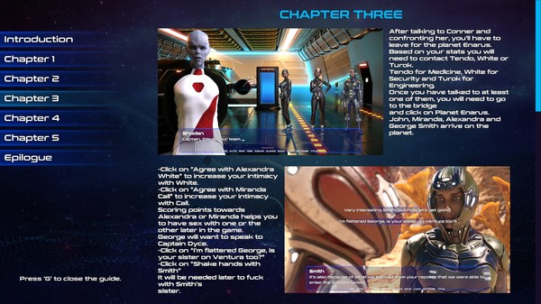 скриншот Intruder on the Bridge - Walkthrough 1