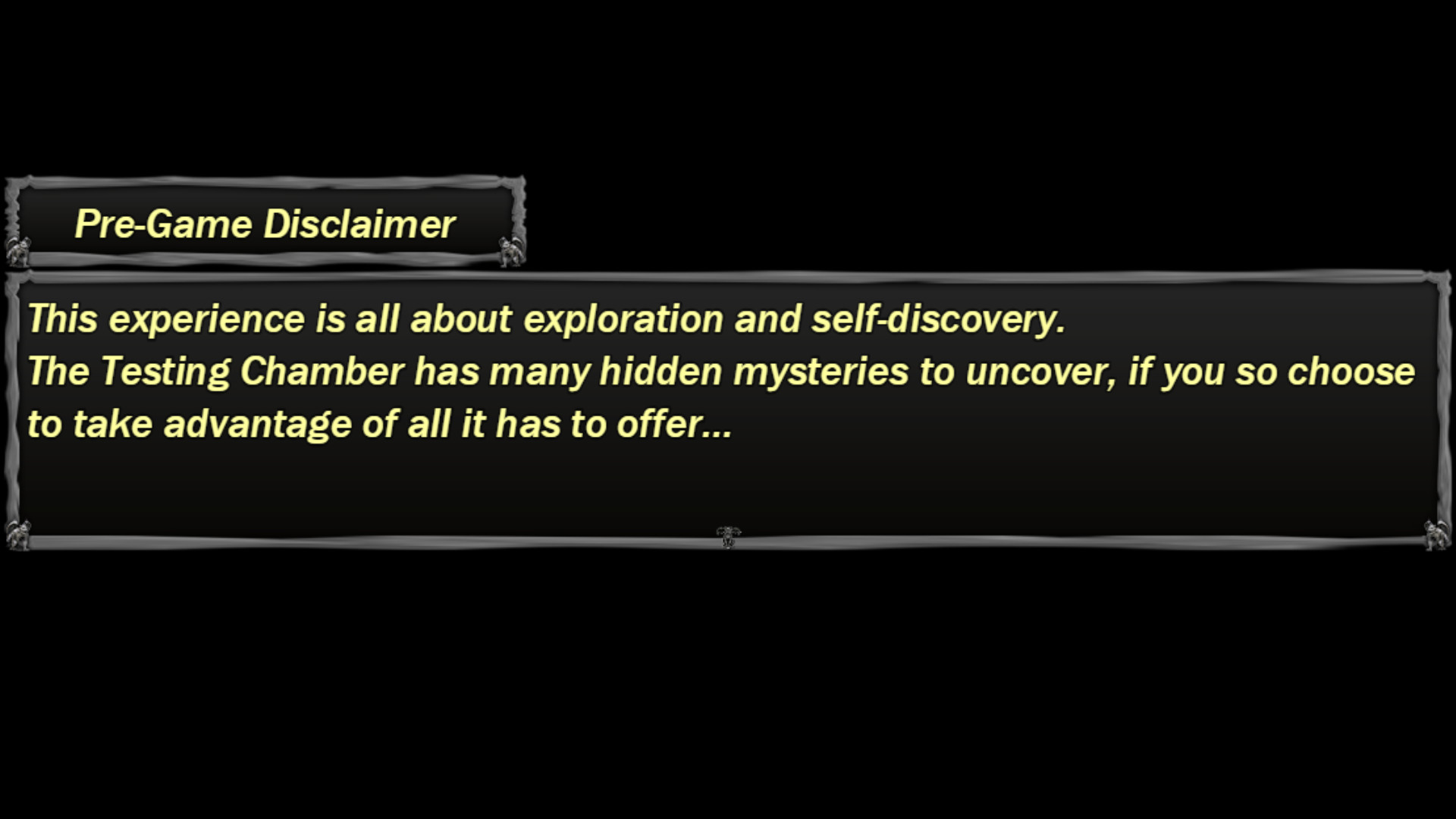 The Testing Chamber screenshot 1