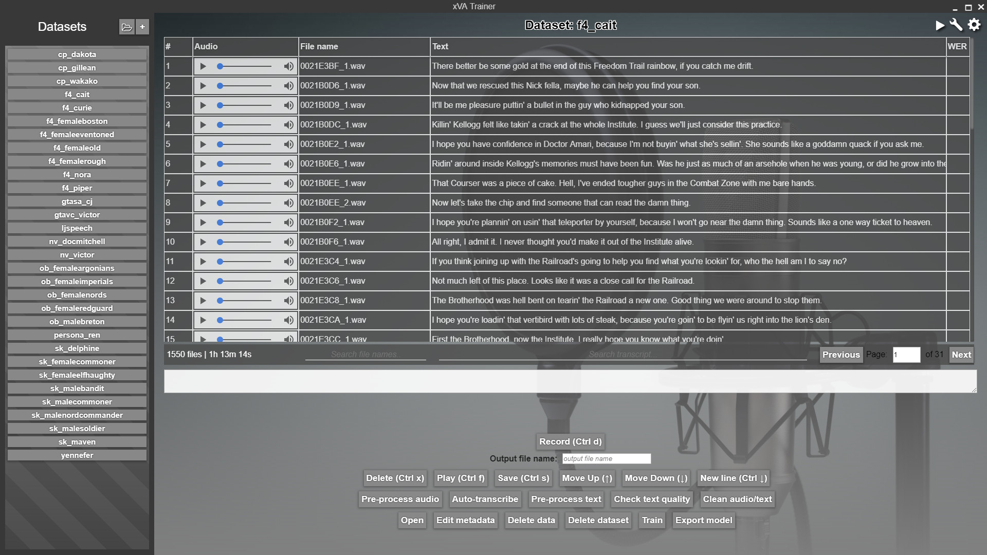 xVATrainer screenshot 2