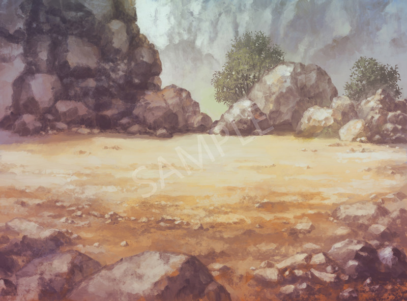 RPG Maker MZ - TOKIWA GRAPHICS Battle BG No.3 Rocks/Cliff #6