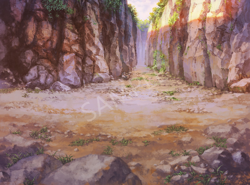 RPG Maker MZ - TOKIWA GRAPHICS Battle BG No.3 Rocks/Cliff #3