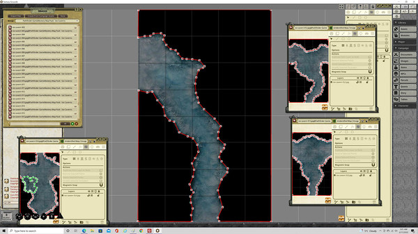 скриншот Fantasy Grounds - Pathfinder RPG - GameMastery Map Pack: Ice Cavern 1