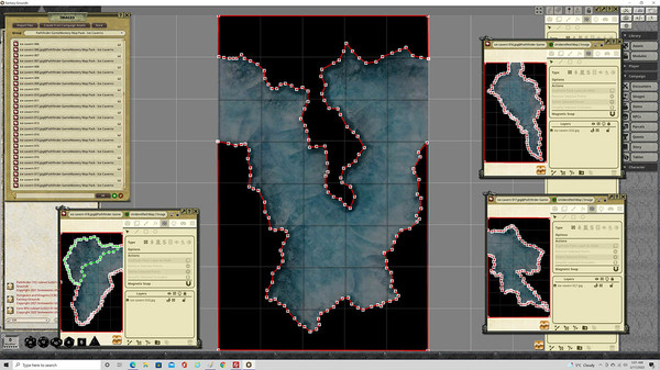 скриншот Fantasy Grounds - Pathfinder RPG - GameMastery Map Pack: Ice Cavern 4