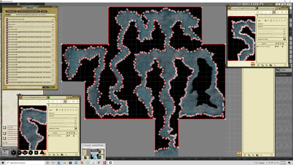 скриншот Fantasy Grounds - Pathfinder RPG - GameMastery Map Pack: Ice Cavern 3