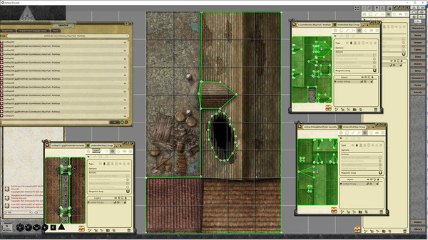 скриншот Fantasy Grounds - Pathfinder RPG - GameMastery Map Pack: Rooftops 1